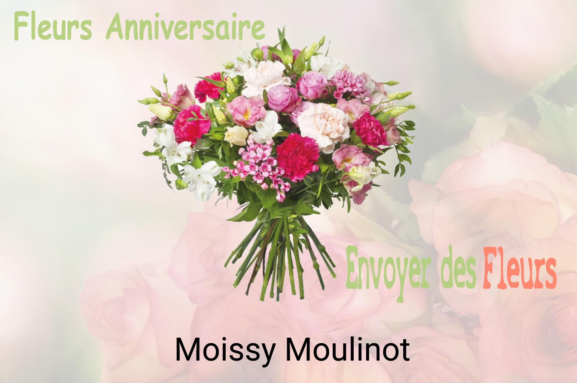 Bouquet de fleurs d’anniversaire livré à Moissy-Moulinot